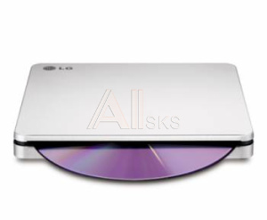 284264 Привод DVD-RW LG GP70NS50 серебристый USB ultra slim M-Disk Mac