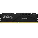 1000790589 Память оперативная/ Kingston 32GB 5200MT/s DDR5 CL36 DIMM FURY Beast Black EXPO