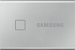 1000575174 Твердотельный накопитель Samsung External SSD T7 Touch, 2000GB, USB Type-C, R/W 1000/1050MB/s, Grey