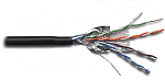LAN-5EFTP-WP-OUT Кабель LANMASTER FTP 4 пары, кат. 5Е, 200Mhz, PE, для внешней прокладки, с водоблок. слоем, 305 м