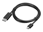 0B47091 Lenovo Mini-DisplayPort to DisplayPort Cable 2m (M to M, 20-pin Mini-DP is DP 1.2 / HDCP 1.3, Resolution supported is 4096 x 2160 @ 60Hz. , backw