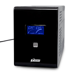 1000425495 ИБП POWERMAN Smart Sine 2000, LCD, линейно-интерактивный, 2000ВА, 1400Вт, 4 евророзетки с резервным питанием, USB, батарея 12В 9Ач 2 шт., 380мм х