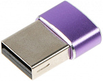 1933202 Адаптер Premier 6-071 USB 2.0 A(m) USB Type-C (f) фиолетовый пакет