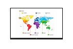 134336 Интерактивная панель [75TR3PJ] LG IPS, 3840 x 2160 60 Hz, инфракрасный тачскрин 20 касаний, яркость 350cd/m2, динамическая контрастность 1200:1, защищ