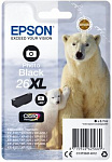 441048 Картридж струйный Epson T2631 C13T26314012 фото черный (400стр.) (8.7мл) для Epson XP-600/700/800