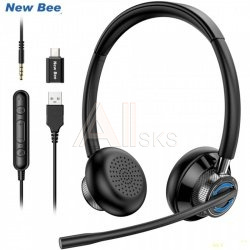 3114424792 New Bee H361 - USB- гарнитура