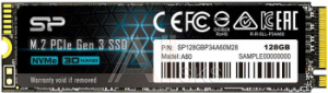 1454788 Накопитель SSD Silicon Power PCIe 3.0 x4 128GB SP128GBP34A60M28 M-Series M.2 2280