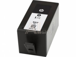 387035 Картридж струйный HP 907XL T6M19AE черный (1500стр.) для HP OJP 6960/6970