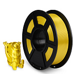 npr_D4865 Филамент NVPRINT Silk PLA+ Yellow для 3D печати диаметр 1.75мм длина 330 метров масса 1 кг