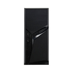 11046313 PowerCool S1007BK-U3-NP {Тип: Midi-Tower, цвет: черный, форм-фактор: ATX, mATX, вентилятор: 120 мм, размеры: 175 x 407 x 362 мм, дополнительно: USB x2
