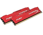 1156651 Модуль памяти KINGSTON Fury Gaming DDR3 Module capacity 8Гб Количество 2 1600 МГц Множитель частоты шины 10 1.5 В красный HX316C10FRK2/16