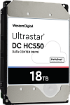 1000723934 Жесткий диск WD Жесткий диск/ HDD WD/HGST SATA Server 18Tb Ultrastar DC HC550 7200 6Gb/s 512MB (replacement WUH721818ALE6L4, MG09ACA18TE, ST18000NM000J) 1 year