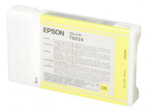806258 Картридж струйный Epson T6034 C13T603400 желтый (220мл) для Epson St Pro 7880/9880
