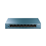 Коммутатор TP-Link LS108G, 8-портовый гигабитный неуправляемый , 8 портов RJ45 10/100/1000 Мбит/с, металлический корпус, настольный/монтируемый на стен