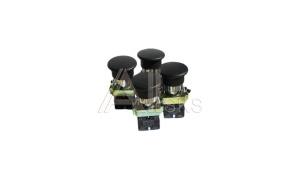 70111 Push-buttons IAdea PBN-004 4 Industrial grade push-buttons set (Black)