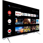 11021477 50" Телевизор HAIER Smart TV S3, QLED, 4K Ultra HD, серебристый, СМАРТ ТВ, Android [DH1VLGD01RU]