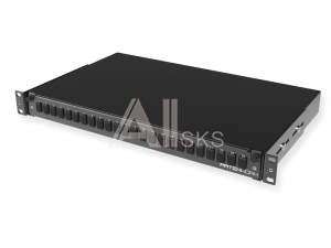 ЕАЭС000233 Оптическая патч-панель выдвижная для 24 адаптеров LС Duplex/SC Simplex, неукомплектованная, 1U, черная