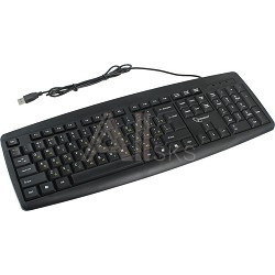 1431166 Клавиатура Gembird KB-8351U-BL,{черный, USB, 104 клавиши}