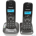Panasonic KX-TG1612RUH (серый) {Доп трубка в комплекте,АОН, Caller ID,12 мелодий звонка,поиск трубки}