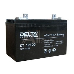 1375296 Delta DT 12100 (100 А\ч, 12В) свинцово- кислотный аккумулятор