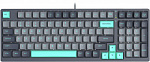 2000133 Клавиатура A4Tech Fstyler FS300 механическая черный/серый USB for gamer LED (FS300 PANDA ROCK)