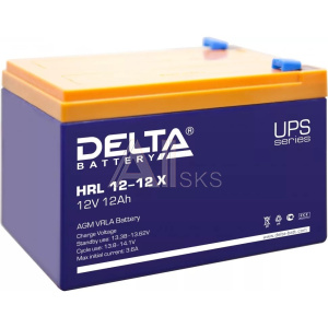 1566960 Delta HRL 12-12 X (12А\ч, 12В) свинцово- кислотный аккумулятор
