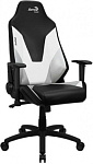 1430063 Кресло игровое Aerocool Admiral черный/белый сиденье черный эко.кожа с подголов. крестов. нейлон