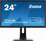 497357 Монитор Iiyama 24" ProLite XB2483HSU-B3 черный VA LED 4ms 16:9 HDMI M/M матовая HAS Pivot 3000:1 250cd 178гр/178гр 1920x1080 D-Sub DisplayPort FHD USB