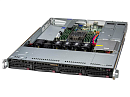 SYS-511E-WR. Supermicro SuperServer 1U 511E-WR/ 1x5418N/ 1x64Gb/ 1xSSD 960Gb/ 2x1Gb/ SFT-DCMS-SINGLE/ 1st config