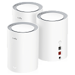 1000791359 Wi-Fi Mesh-система/ AX1800 Wi-Fi 6 Mesh Solution 3-Pack, Chipset MediaTek, Dual-Band, 802.11ax/ac/a/b/g/n, 1201Mbps at 5GHz + 574Mbps at 2.4GHz, 2