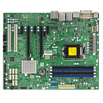 11028244 Supermicro MBD-X11SAE-B Материнская плата ATX (LGA1151, C236, 4*DDR4, 8*SATA3, M.2, 7*PCIE, 2*Glan, DVI-D, DP, HDMI, 2*COM, 2*USB 3.1, 6*USB 3.0, 8*US