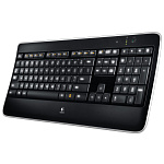 920-002395 Logitech Wireless Illuminated Keyboard K800, Black, [920-002395]