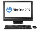 Моноблок HP EliteOne 705 G1 All-in-One, J4V28EA, 23" (1920x1080) WLED IPS AMD A8 PRO-7600B, 4 GB DDR3-1600 DIMM (1x4GB), 500 GB (7200rpm) SATA 3.5 HDD, DVD+/-RW, stand