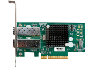 1000679889 Адаптер/ DXE-820S PCI-Express Network Adapter, 2x10GBase-X SFP+