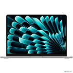 Apple MacBook Air 13-inch 2024 [MXCT3] (КЛАВ.РУС.ГРАВ.) Silver 13.6" Liquid Retina {(2560x1600) M3 8C CPU 10C GPU/16Gb/512Gb SSD/рекоменд.переходник 1