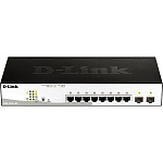 1000710122 Коммутатор D-LINK Коммутатор/ Smart L2 Switch 8х1000Base-T PoE, 2х1000Base-X SFP, PoE Budget 65W, Compact CLI
