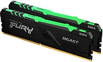 3200175 Модуль памяти KINGSTON Fury Beast DDR4 Общий объём памяти 32Гб Module capacity 16Гб Количество 2 3600 МГц Радиатор Множитель частоты шины 18 1.35 В RG