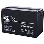1740492 CyberPower Аккумуляторная батарея RC 12-100 12V/100Ah {клемма М8, ДхШхВ 330х174х212мм., высота с клеммами   220, вес 31,8кг., срок службы 10 лет}