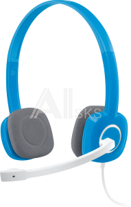 1000173783 Гарнитура/ Headset Logitech H150 Stereo Sky blue 1000173783 Гарнитура/ Headset Logitech H150 Stereo Sky blue