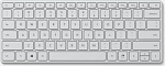 1488261 Клавиатура Microsoft Designer Compact Keyboard Monza белый USB беспроводная BT slim