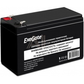 1801872 Exegate EX285659RUS Аккумуляторная батарея HRL 12-9 (12V 9Ah 1234W, клеммы F2)