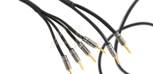 24845 Акустический кабель Atlas Hyper Bi-Wire (2 на 4), 2.0 м [разъем типа Лопаточка позолоченный]