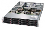 492990 Сервер SUPERMICRO Платформа SSG-6029P-E1CR16T x16 LSI3108 10G 2P 2x1600W