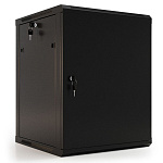 Шкаф Hyperline TWB-0966-SR-RAL9004 настенный 9U 500x600х600мм, металлическая передняя дверь с замком, две боковые панели, цвет черный (RAL 9004) (раз Шкаф Hyperline TWB-0966-SR-RAL9004 настенный 9U 500x600х600мм, металлическая передняя дверь с замком, две боковые панели, цвет черный (RAL 9004) (раз