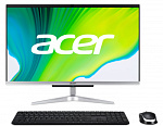 1211847 Моноблок Acer Aspire C24-963 23.8" Full HD i5 1035 G1 (1) 8Gb 1Tb 5.4k SSD256Gb UHDG Windows 10 Home GbitEth WiFi BT 65W клавиатура мышь Cam серебрист