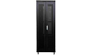 Рэковая стойка Wize Pro [W27U80R-PD] 19, 27U, 600х800 мм, двойная передняя двери и задняя дверь металл. перфорированные, вент.панель из 4 вентиляторов