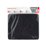 1675753 Коврик для мыши Gembird MP-BLACK, чёрный, размеры 220*180*1мм, полиэстер+резина