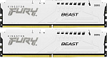 1000787166 Память оперативная/ Kingston 64GB 5200MT/s DDR5 CL40 DIMM (Kit of 2) FURY Beast White XMP