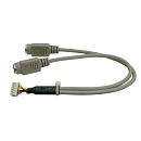 Кабель Advantech 1703060191 A Cable 1*6P-2.0/M-DIN 6P(F)*2 22cm