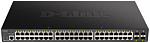 Коммутатор D-Link DGS-1250-52XMP/A1A (L2) 48x1Гбит/с 4SFP+ 48PoE+ 370W управляемый